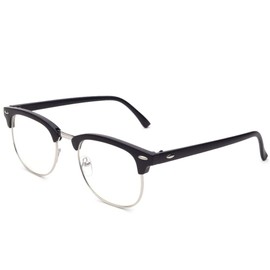 Myopic Glasses -0.50 to -4.00 Strength Fashion Lightweight Men Women Myopia Distance Glasses, black
