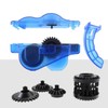Bicycle Chain Cleaning Kit Brush Washer Portable Lightweight Chain Cleaning Set 10ea