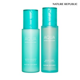 Nature Republic (현대Hmall)네이처리퍼블릭 슈퍼 아쿠아 맥스 수분 토너+에멀전 (Natural Republic) Super Aqua Max Hydrating Toner + Emulsion