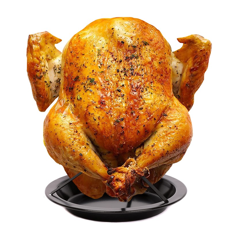 Trenton Gifts Vertical Chicken Roaster Rack, Poultry Roaster Cooker, Beer