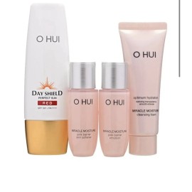 OHUI Day Shield Perfect Sun Red SPF50+PA++++ Special Set -Whitening Sunblock