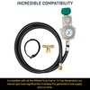 Firman 1810 LPG Tank Hose with 3-Way Fitting, Integrated Regulator,