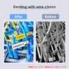 Audiophan Cable Labels, Handwritable, A4 Compatible Labels, Art Paper, Wire