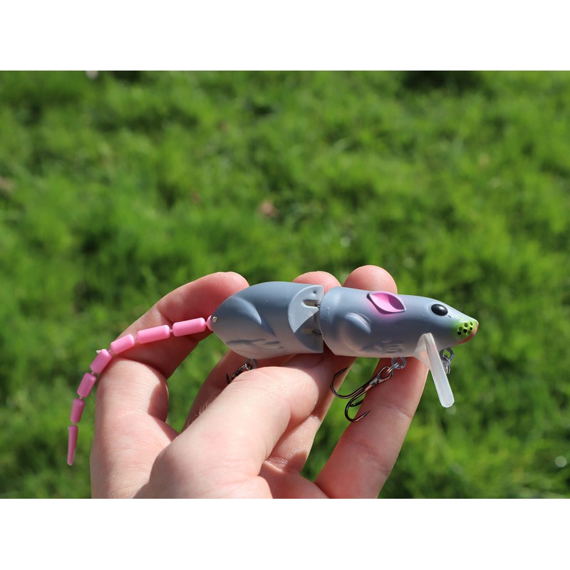 Articulated Mouse Lure 8 cm 15 g - Rat Pike