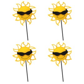 Coolballs - Quantity 4 pcs Pack - Cool California Sunny Sunshine Car Antenna Topper/Antenna Ball/Rear View Mirror Dangler Hanger (Auto Accessory)