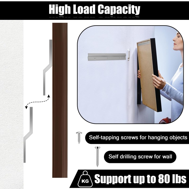 30 cm Z-Clamps for Hanging, Heavy Duty Suspension System, Interlocking