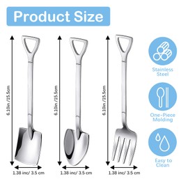 OT-NVWOZR Pack of 8 Stainless Steel Coffee Spoons, Mini Teaspoons with Short Handle, Small Salt Spoon, Honey Spoon, Espresso Spoon, Short Handle Spoon, Ice Cream Scoop for Coffee, Tea, Spices