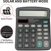 Gvolatee Calculator, Desktop Calculator with 12 Digit Large LCD Display,