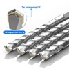 2-Piece 7/8" SDS Plus Drill Bits Rotary Hammer Drill Bit