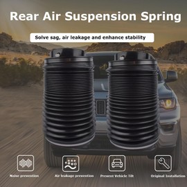 GZYGZAP 2pcs Rear Air Spring kit - Air Suspension Bags Replacement for Jeep Grand Cherokee 2016-2022, Rear Left & Right,OEM# 68258355AA 68258354AA