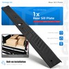 HECASA Rear Sill Plate Compatible with 2015-2023 Ford Transit 150