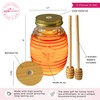 Kate Aspen 24oz. Bee Hive Shaped Honey Glass Mason Jar