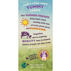 Annie's Homegrown Mac & Cheese Shell White Cheddar 6 oz (Pack of 12)