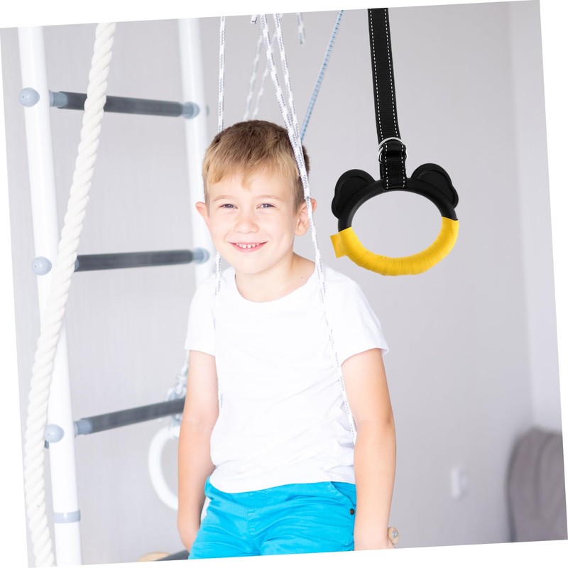 BIUDECO 1 Pair Boys and Girls Gymnastic Rings Set Exercise