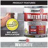 Zinsser 5001 WaterTite Professional Waterproofing Paint, Gallon, White