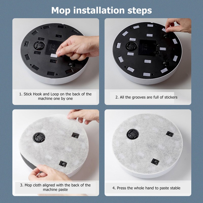 Robot Vacuum Cleaner One Key Control Low Noise Cordless Smart
