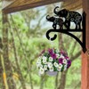 peacoblue Iron Plant Hangers Holder for Outdoor Indoor Hanging Plants