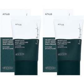 Anua Silky Moisture Sunscreen 50ml x 2 A moisturizing sunscreen without white cast. / 아누아 어성초 실키 모이스처 선크림 50ml x 2개 백탁없는 촉촉한선크림