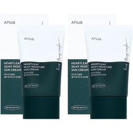 Anua Silky Moisture Sunscreen 50ml x 2 A moisturizing sunscreen without white cast. / 아누아 어성초 실키 모이스처 선크림 50ml x 2개 백탁없는 촉촉한선크림