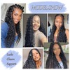 MLETULIPS Ocean Wave Crochet Hair Extensions, Deep Wave Braiding Crochet