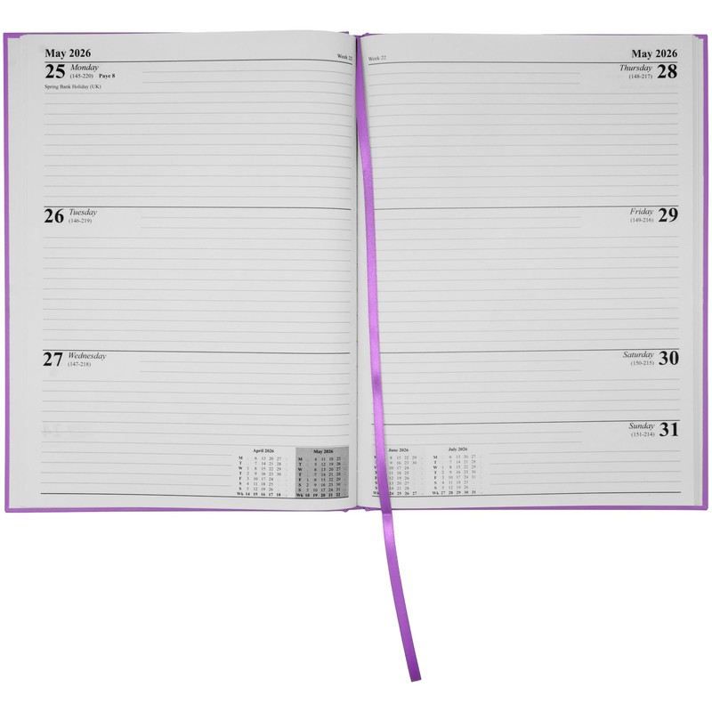 Star Note 2026 A5 Week to View Diary Planner Daily