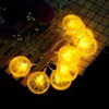 Fruit String Lights Battery Powered, Lemon Decor Fairy String Lights