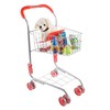Pretend Play Shopping Cart- Toy Grocery Cart With Pivoting Front