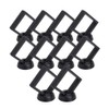 XIZHI Set of 10 Pcs Black Diamond Shape Display 3D
