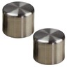 2 Pcs Curtain Rod Covers Ends Metal Curtain Finials Ends