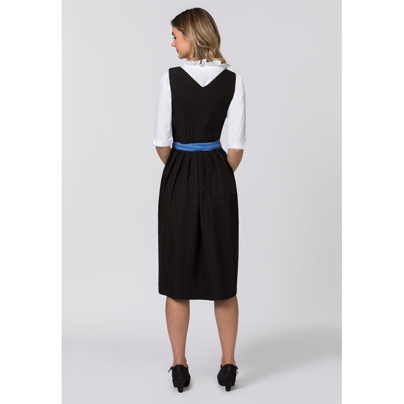 Stockerpoint Claire Women's Midi Dirndl Apron, blue