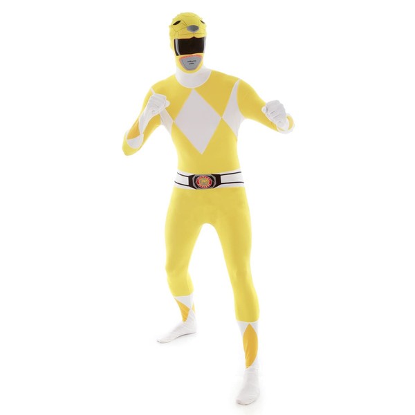 Morphsuits Men's Power Rangers, Yellow, Large