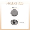 HARFINGTON 10pcs Metal Round Flat Buttons 18mm Zinc Alloy Shank