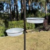 Water Dish & Bird Bath Bracket Double Pack for Metal