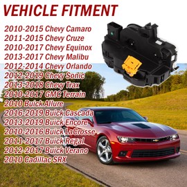 Qagea Front Right Passenger Side Door Latch Lock Actuator Compatible with Chevy Canaro Cruze Sonic GMC Terrain Buick Encoare Replaces 931-315 13503802 13578277