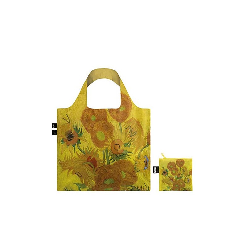 LOQI Museum Famous Artwork Reusable Bags, Set of 3, Van