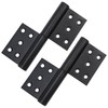 Antrader 5 Inch Lift Off Hinge Flag Hinges,Black Offset Door