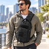 Men's Tactical MOLLE Chest Bag – Adjustable Water-Resistant Nylon Sling