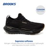 Brooks Women’s Glycerin Stealthfit 21 Neutral Running Shoe - Black/Cream/Biscuit