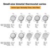 sourcing map 10pcs NC KSD301 Thermostat 60-150°C(140-302°F) Temperature Thermal Control