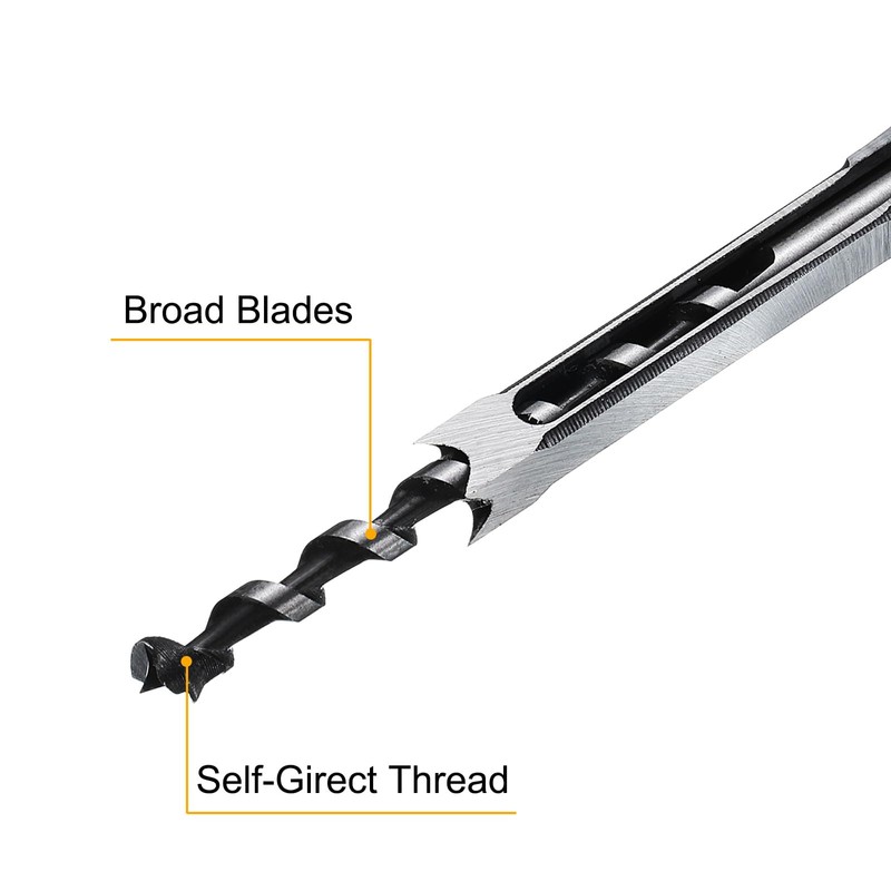 sourcing map Square Hole Drill Bit 8mm(5/16") High Speed Steel