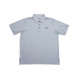 FULL SEND Golf Mini Dot Grey/Black Polo - Small
