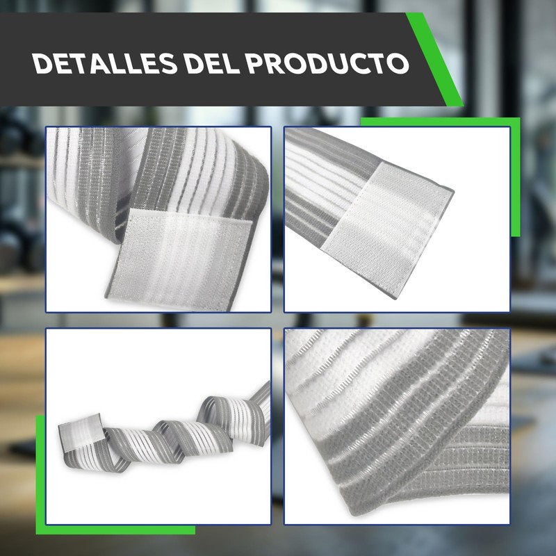 MOSU Vendaje de Compresión Elástico Extra Largo para Rodillas, Soporte