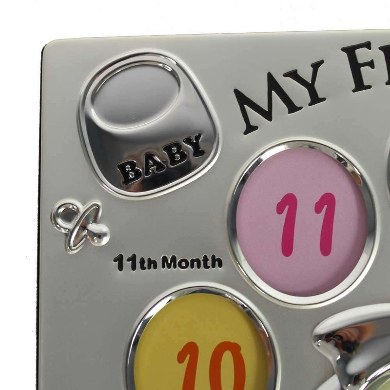 Juliana "My First Year" Silverplated Photo Frame Multi by Widdop