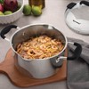 Rorence Stainless Steel Stock Pot with Pour Spout & Silicone