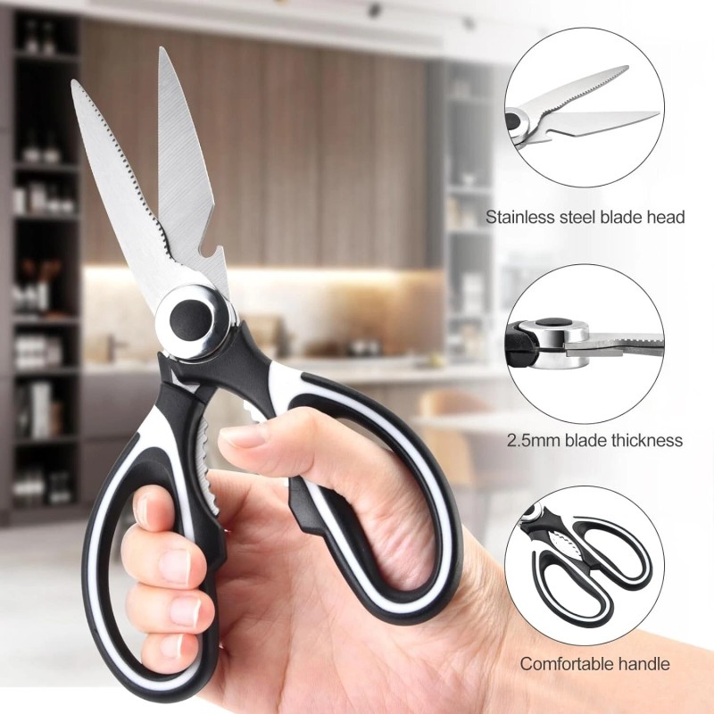Kitchen Shears - Kitchen Scissors Heavy Duty Stainless Steel Food