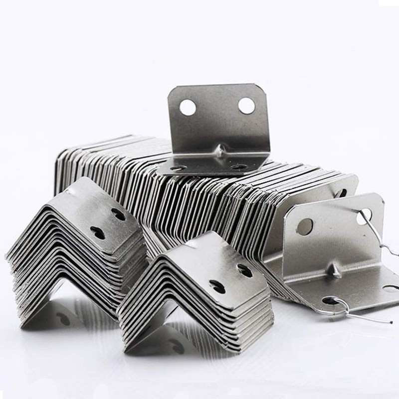 100 Pcs Stainless Steel Corner Bracket,L Shape Corner Brace/Heavy Duty