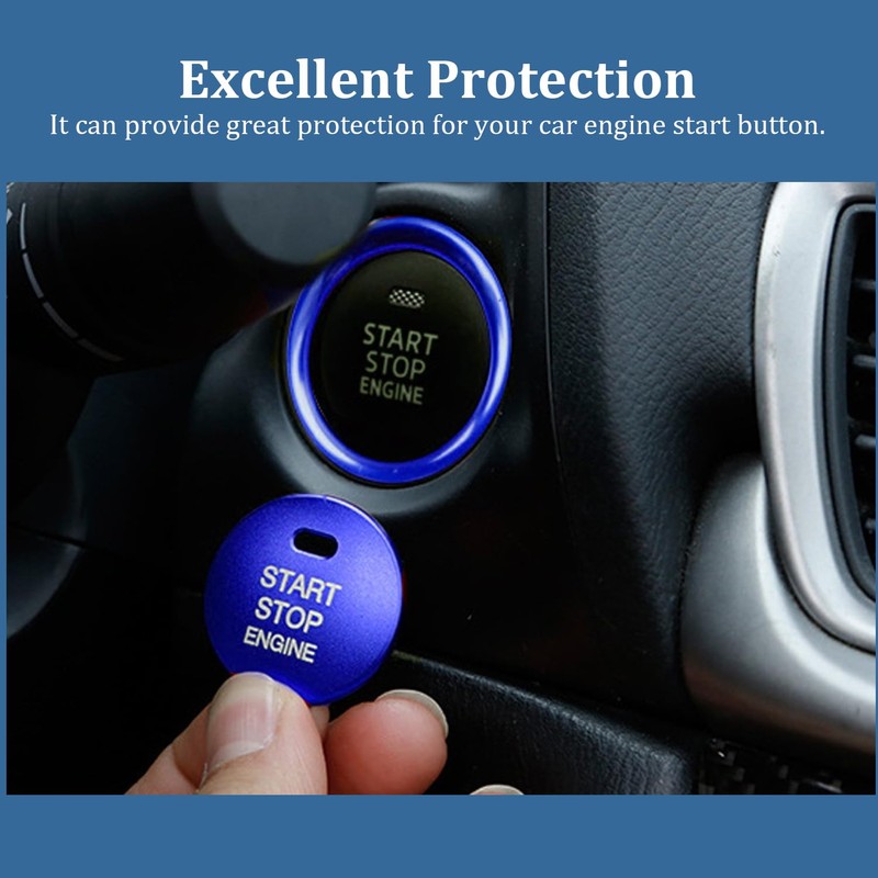 Youzzei Mazda Start Stop Button Cover, Car Engine Start Stop