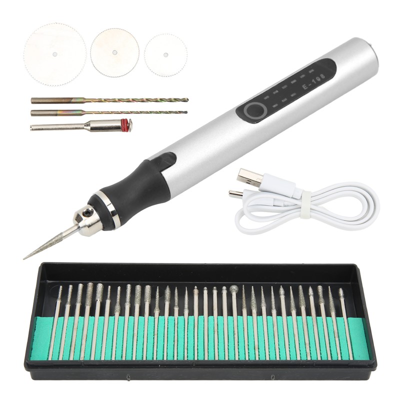 Engraving Pen Portable Wireless Charging 3 Speed DIY Drilling Cutting
