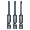 sourcing map 3pcs #0 Phillips Screwdriver Bit PH0 1/4" Hex