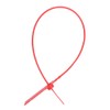 100Pcs Disposable Label Cable Wire Ties Zip Ties Colourful Identification